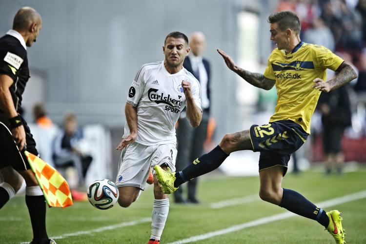 COMEBACK. Kampen i Parken var den første siden maj for Daniel Agger. 
