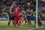 CHANCERIGT. Lige fra start var der gode chancer i begge ender, inden FC Nordsjælland prøvede noget usædvanligt. 