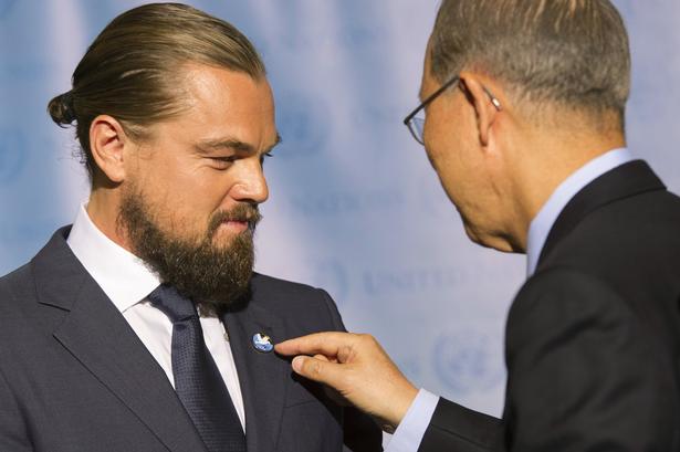 I dagens anledning blev skuespilleren Leonardo DiCaprio udpeget som FN's klmaambassadør af generalsekretær Ban Ki-moon ved FN's hovedkvarter i New York. 