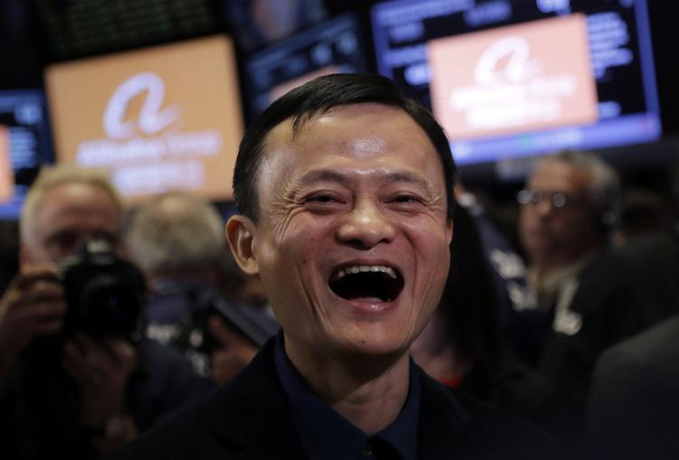 yes! Jack Ma er skaberen af Alibaba. Han havde en god dag på børsen i New York i fredags. 
