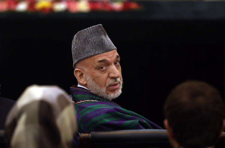 Afskedssalut. Afghanistans præsident Hamid Karzai tog i sin afskedstale stærkt afstand til USA's fremfærd i landet. 