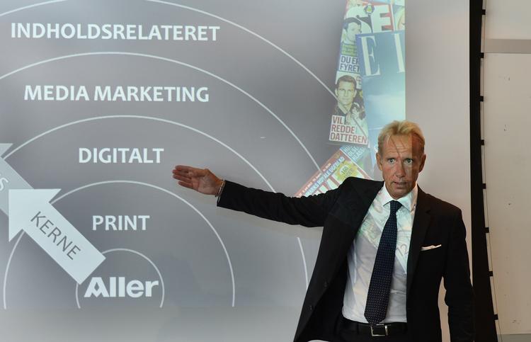 Nedskæring. Aller Medias administrerende direktør i Aller Media Pål Thore Krosby har for nyliig måtte stå på mål for Se og Hørs overvågningskandale. Nu må han lukke blade og fyre ansatte. (Arkivfoto) 