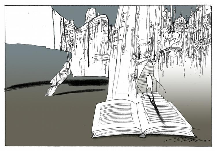 Tegning. Per Marquard Otzen 