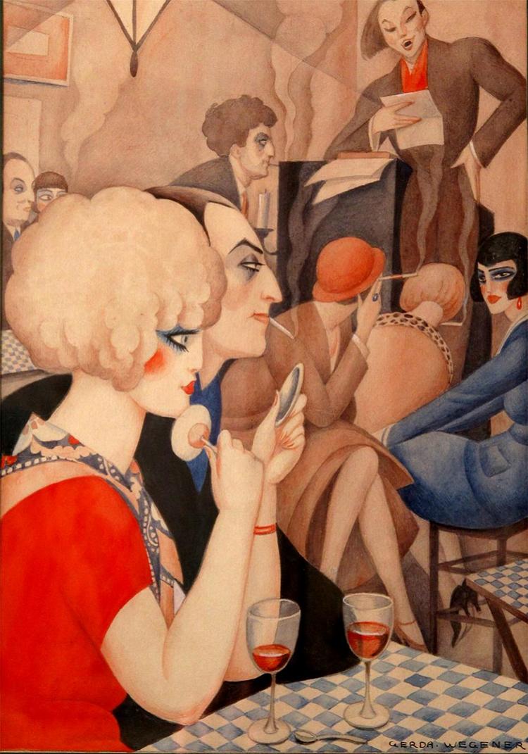 BRØØØøøøL. Der var fuld fart på 1920'erne, og få skildrede årtiet så præcist som Gerda Wegener, der gik ind for al den dekadence, en storby som Paris kunne til- byde. 