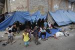 TRANSIT. Siden april har eritreanske asylansøgere boet på gaderne i byen Sanaa i Yemen. 