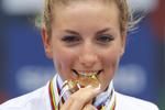 Vinder. 22-årige franskmand Pauline Ferrand-Prevot var glad i dag. 