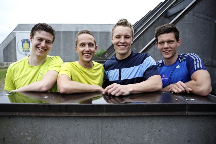 EM-KLAR. Til november er det Troels Harry, Oliver Dupont, Mikkel Krause og Rasmus Stjerne, der skal repræsentere Danmark ved EM. 