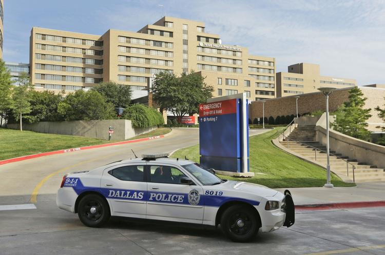 Smittefare. Sikkerheden er i top på hospitalet i Texas, hvor det første amerikanske ebola-tilfælde er indlagt. 