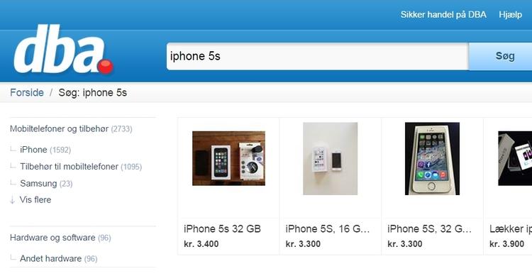 Rekordbølge. Den aktuelle lancering af iPhone 6 ser ud til at give rekord på salget af brugte iPhones på genbrugssider som DBA. 