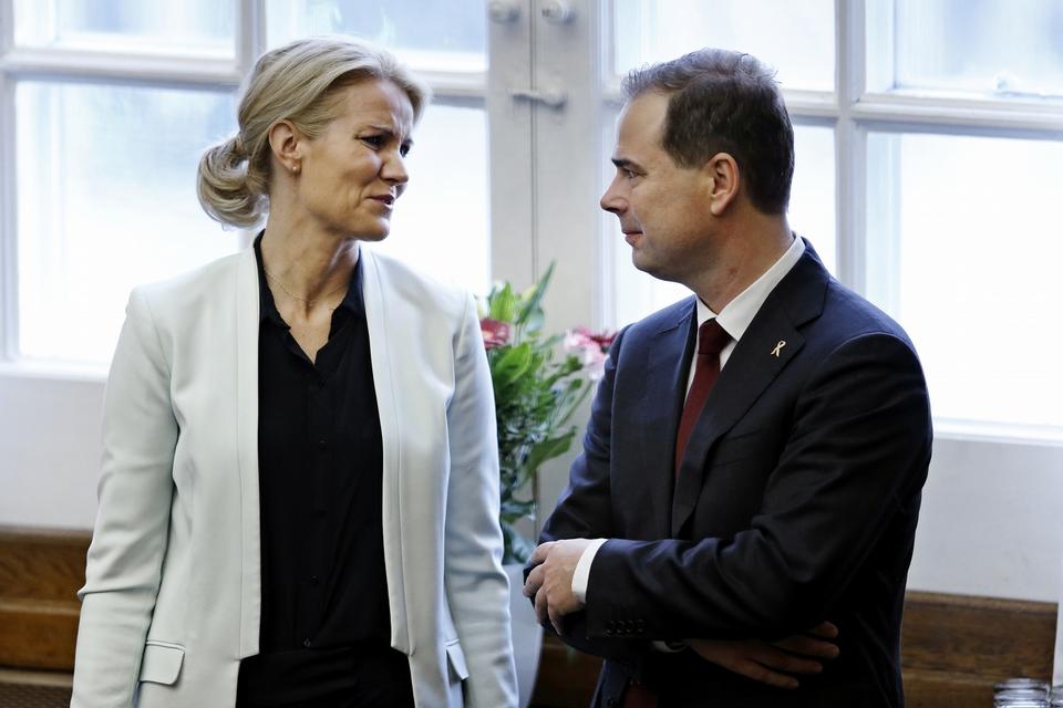 Statsminister Helle Thorning-Schmidt og forsvarsminister Nicolai Wammen. 