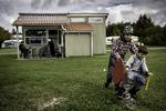 Flygtningestrøm. Danmark oplever et voldsomt pres på asylsystemet i disse dage, hvor flere nye asylcentre åbnes. Her et billede fra Norddjurs, hvor et nedlagt plejehjem skal huse 150 flygtninge. 