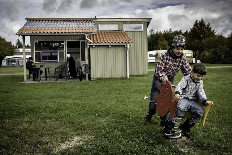 Flygtningestrøm. Danmark oplever et voldsomt pres på asylsystemet i disse dage, hvor flere nye asylcentre åbnes. Her et billede fra Norddjurs, hvor et nedlagt plejehjem skal huse 150 flygtninge. 