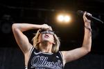 Svanesang. Ellie Goulding var et af hovednavne på Hovefestivalen i sommer. Billedet er fra hendes optræden på Northside Festival sidste sommer. 