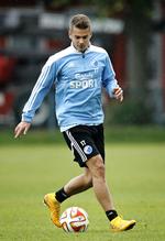 bænk. FCK's nye svenske stjerne, Alex Kancaniklic, er ikke med fra start mod Torino. 