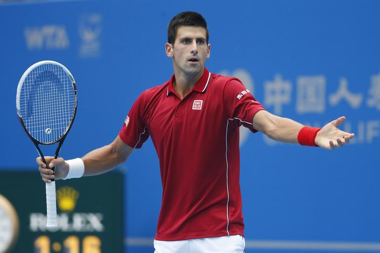 finaleklar. Novak Djokovic var kun sjældent presset eller i tvivl i semifinalen mod Andy Murray. 