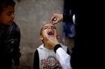 SYGDOMSBEKÆMPELSE. En yemenitisk dreng får en dosis vaccine mod polio under en kampagne i april i år. 