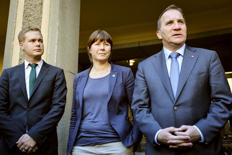 Nyvalgt. I sidste uge var den den nye svenske regering med Stefan Löfven (til højre) i spidsen klar og kunne fremlægge sit program. 