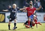 1-1. I sin Superligakamp nummer 150 scorede Tommy Bechmann den første mål i Slagelse. 