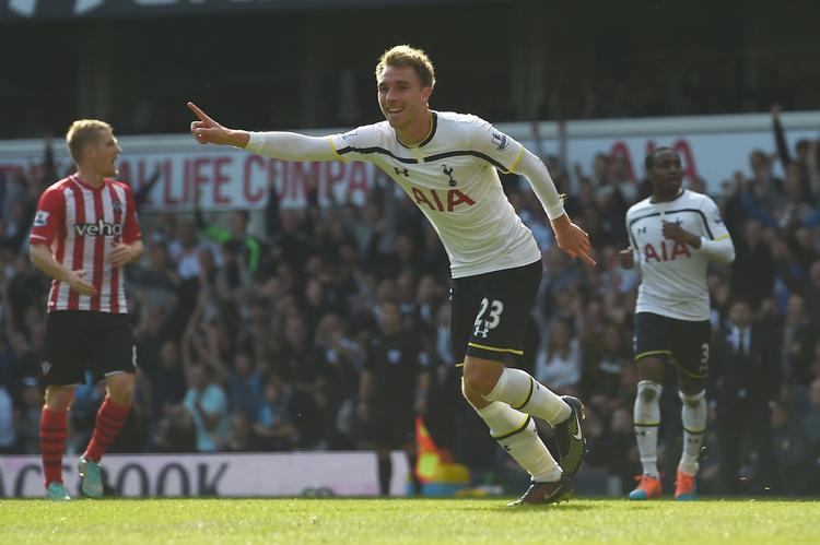 1-0. Southampton er en favoritmodstander for Christian Eriksen, der blev matchvinder i dag. 