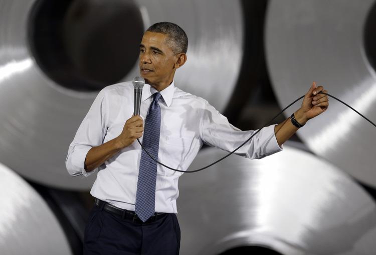 Presset. Barack Obama og hans partifæller har en måned til at få vendt meningsmålingerne. 
