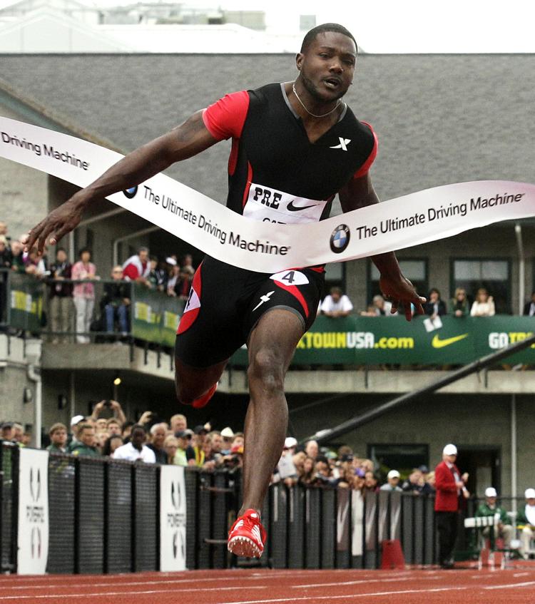 steroider. Justin Gatlin er to gange blevet nappet i dopingkontrollen efter misbrug af væksthormoner. Men amerikaneren fortsætter øjensynligt med at have effekt af sit snyderi. 