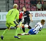 LANDSHOLDSSPILLER. Fra 2009 til 2012 spillede FCM-forsvareren Erik Sviatchenko (i midten) 19 landskampe på de danske ungdomslandshold fra U18 til U21. 