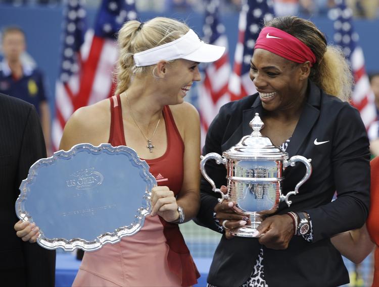 Pengemaskiner. Der er ifølge Forbes omkring 10 millioner kroners forskel på US Open-finalisterne Caroline Wozniacki og Serena Williams sponsorindtægter. 