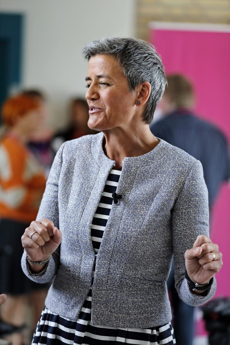GLAD. Margrethe Vestager erklærer sig lykkelig over at være udnævnt som Danmarks næste EU-kommissær. 