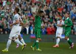 HATTRICK. Med scoringer efter 6, 14 og 18 minutter bragte Robbie Keane Irland foran 3-0 mod Gibraltar. 