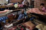 Krigshærget. Politiken besøgte Gaza-striben tidligere i år - her under våbenhvilen efter krigen mellem Israel og Hamas. Flygtninge fra krigen slog sig ned i en skole. 