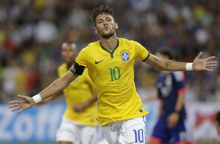 40. Med fire fire scoringer mod Japan i dag er Neymar oppe på 40 fra Brasilien, hvilket kun legender som Pele, Ronaldo, Romario og Zico overgår. 