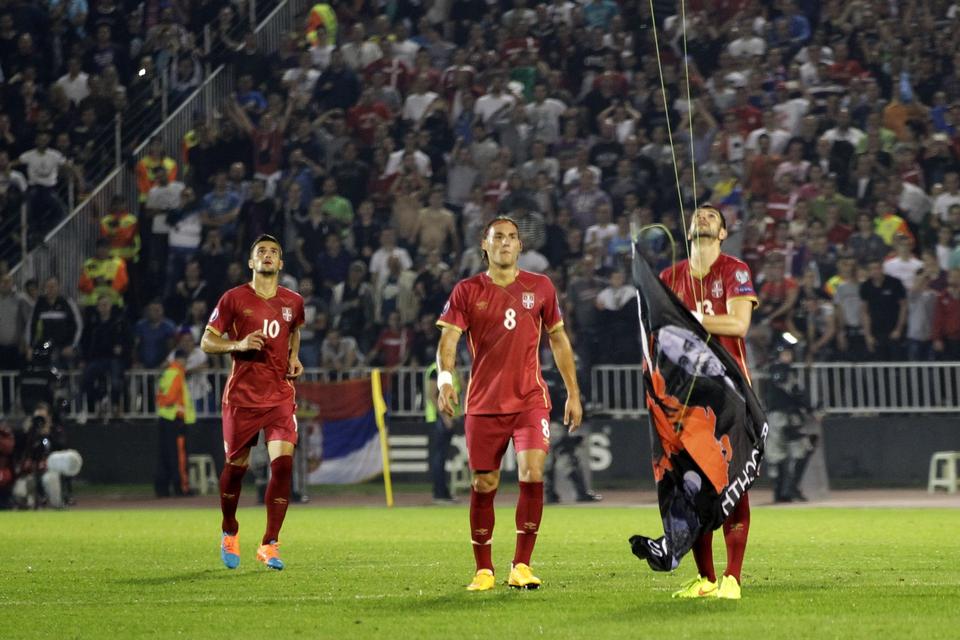 Serbia Albania Euro Soccer