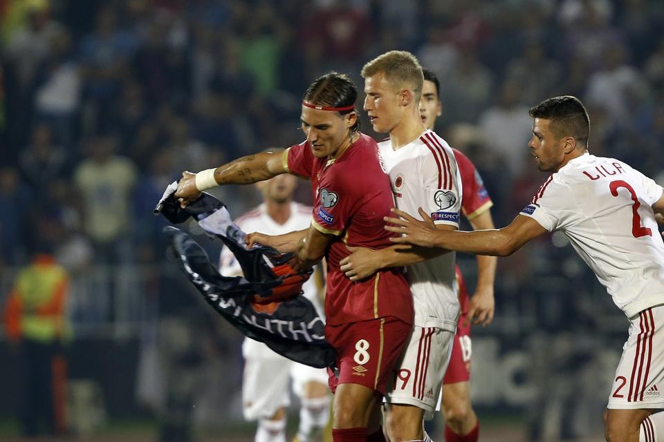 Serbia Albania Euro Soccer