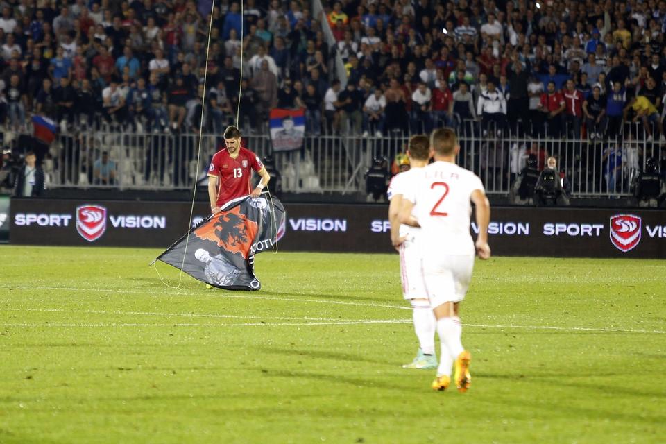 Serbia Albania Euro Soccer