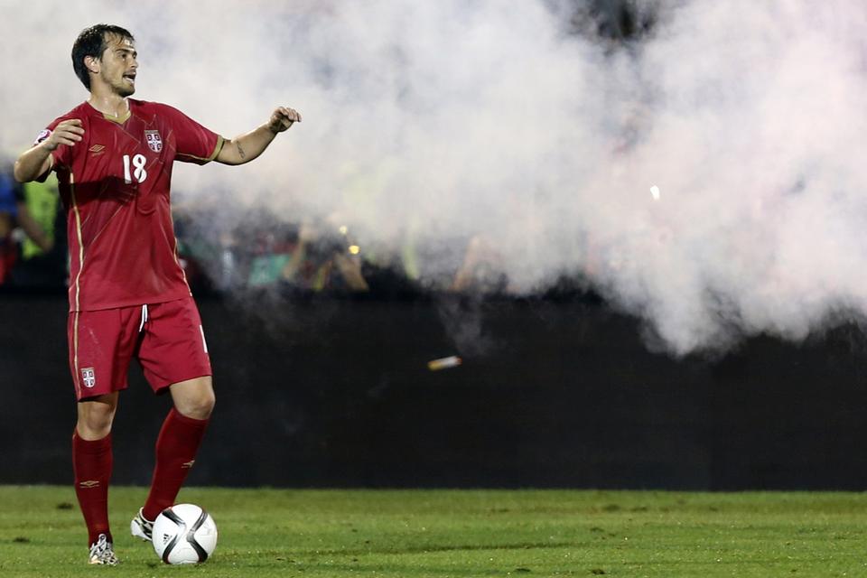 Serbia Albania Euro Soccer