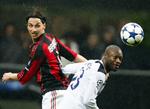 STORSPILLER. I sine tolv år i engelsk fodbold spillede William Gallas (th.) i Champions League for både Chelsea, Arsenal og Tottenham, hvor han stod over for Zlatan Ibrahimovic fra AC Milan i 2011. 
