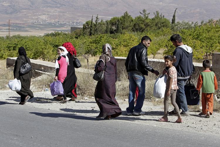 Syrien. Krigen i landet har ført til en enorm flygtningestrøm. 