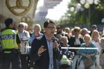 Skydeskive. Jimmie Åkesson og Sverigedemokraterna blev det tredjestørste parti i Riksdagen efter det svenske valg i september. 