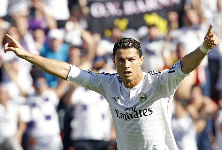 Jubel. I dagens kamp scorede Ronaldo til 1-0 og 3-0. 