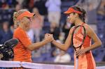 Konkurrenter. Ana Ivanovic og Caroline Wozniacki er begge med i sæsonfinalen på kvinderne WTA-tour. 