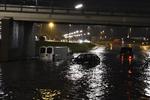 Regn oversvømmer kældre og stopper biler i Vendsyssel