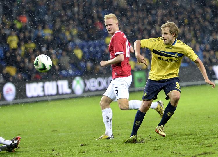 MÅLRETTET. Teemu Pukki har væreten markant forstærkning i Brøndby. 