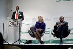 miljøtopmøde. Helle Thorning-Schmidt omgivet af Judi Wakhungu fra Kenya og Hallemariam Dessalegn fra Etiopien ved åbningen af 3GF-topmødet i København. 