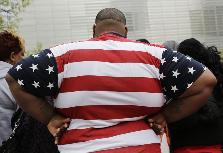 OVERVÆGT. Stars and Stripes bliver godt spilet ud hos den tredjedel af amerikanerne, der vejer alt for meget. 