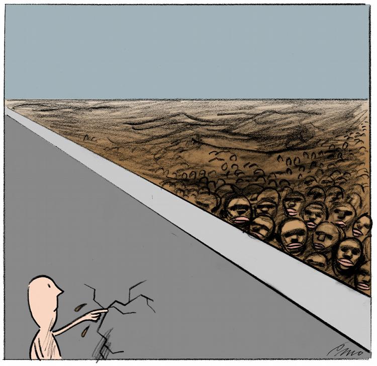 Tegning. Per Marquard Otzen 