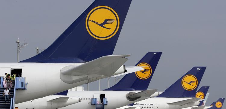 STREJKE. 1450 afgange med Lufthansa er aflyst i dette døgn på grund af piloternes strejke. 