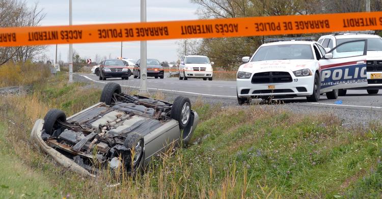 Canada. Det var her ved byen St-Jean-sur-Richelieu, at en 25-årig mand i går blev skudt og dræbt af politiet. 