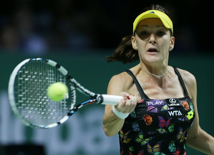 tosætter. Agnieszka Radwanska havde en dårlig indbyrdes kamp-statistik mod Petra Kvitova, inden de to spilleres opgør i sæsonfinalen. 