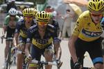 rute-offentligørelse. Tour de France 2014 skulle have været en kamp mellem Alberto Contador (midt) og Chris Froome (th), men endte med en triumf for italienske Nibali. 