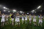 7-1. Bayern-spillerne havde grund til at juble efter storsejren i Rom over Roma. Men det kan blive bedre, mener træneren. 